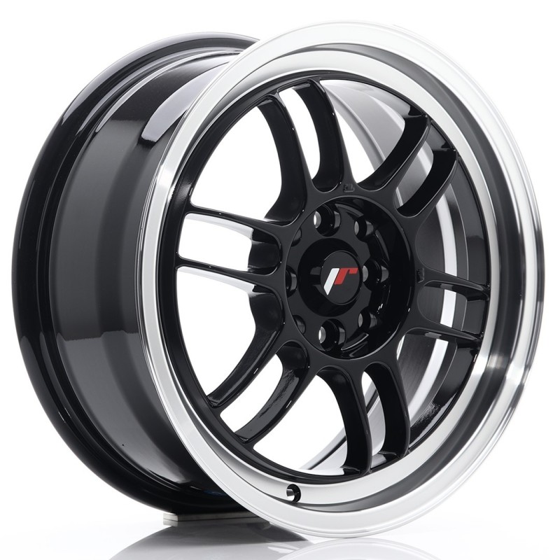 Japan Racing JR-7 16x7" 4x100/114.3 ET38, Gloss Black