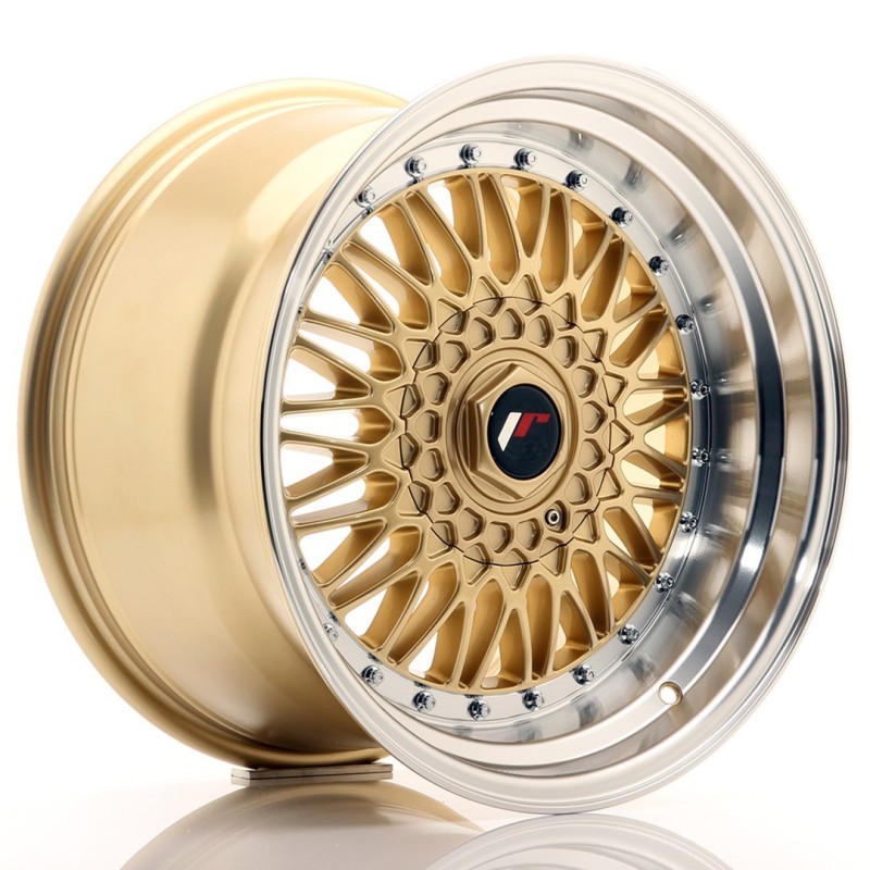 Japan Racing JR-9 17x10" (4 & 5 hole custom PCD) ET20, Gold