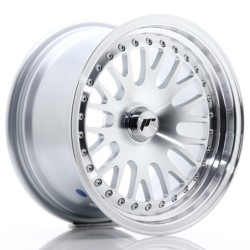 Japan Racing JR-10 15x8" (4 & 5 hole custom PCD) ET20, Machined Silver