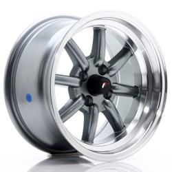 Japan Racing JR-19 15x8" 4x100 ET0, Gunmetal