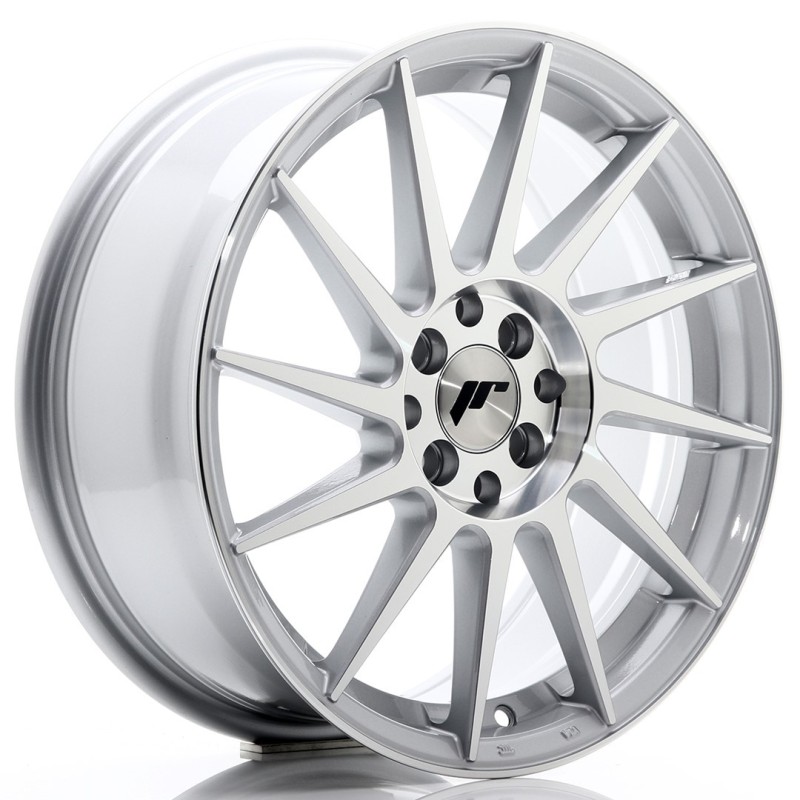 Japan Racing JR-22 17x7" 4x100/108 ET25, Machined Silver