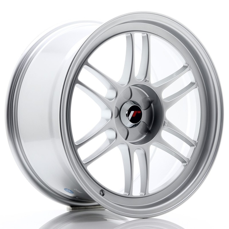 Japan Racing JR-7 18x9" (5 hole custom PCD) ET35, Hyper Silver
