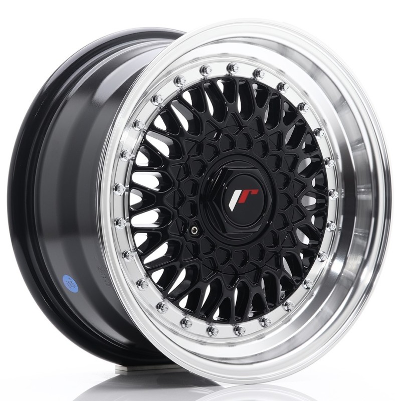 Japan Racing JR-9 15x7" 4x100/108 ET20, Gloss Black