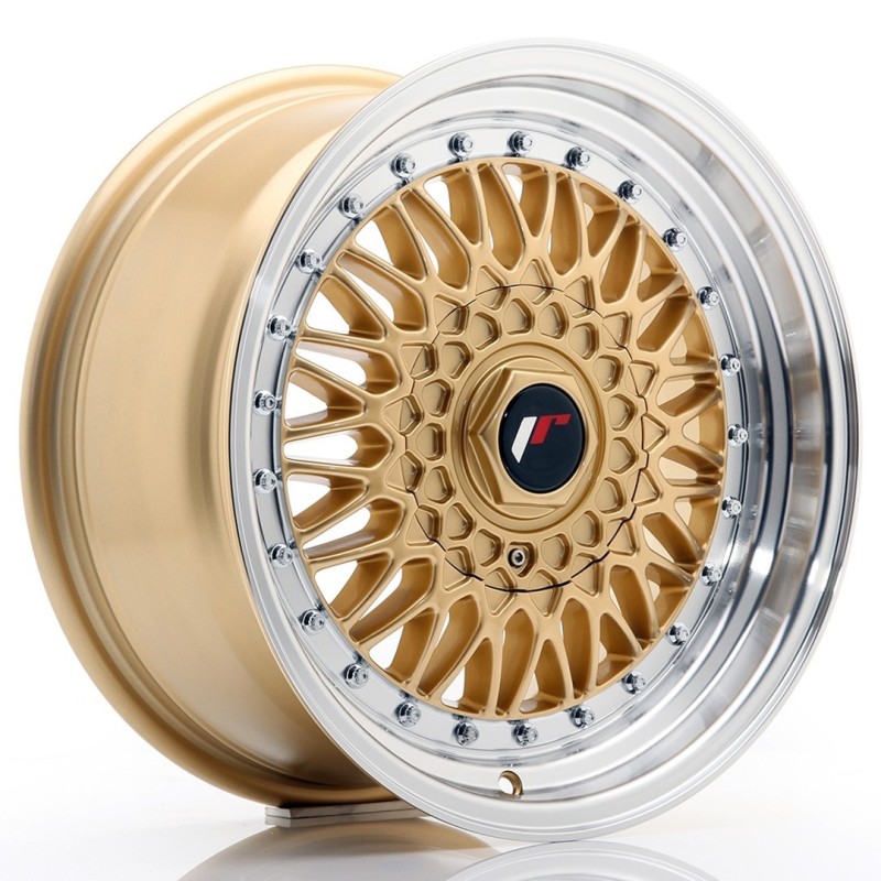 Japan Racing JR-9 16x7.5" (4 & 5 hole custom PCD) ET25, Gold