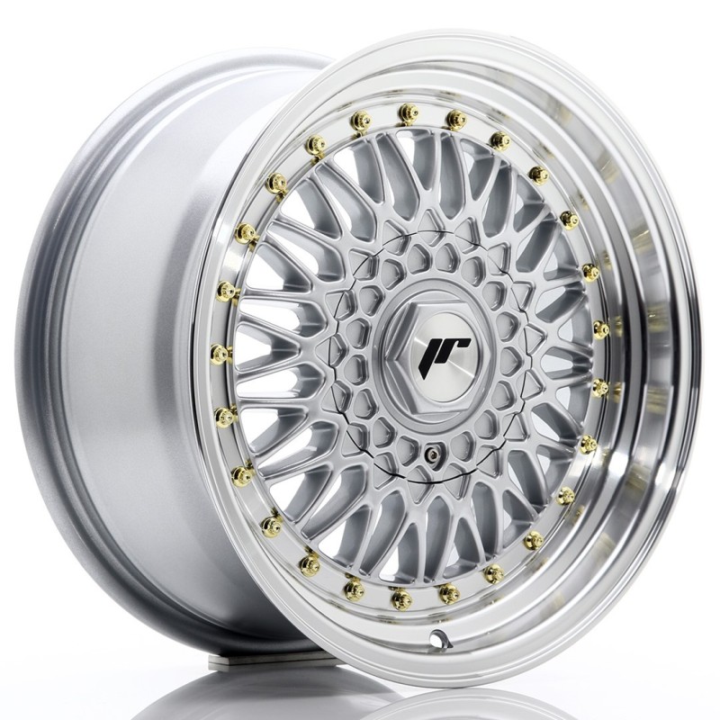 Japan Racing JR-9 16x7.5" (4 & 5 hole custom PCD) ET25, Hyper Silver