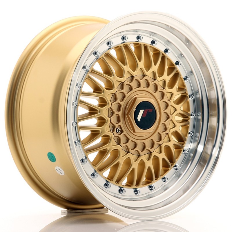 Japan Racing JR-9 16x8" (4 & 5 hole custom PCD) ET25, Gold