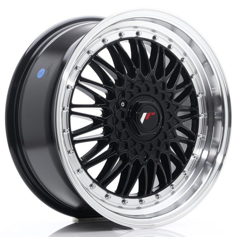 Japan Racing JR-9 18x8" (4 & 5 hole custom PCD) ET35-40, Gloss Black