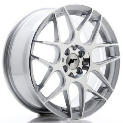 Japan Racing JR-18 17x7" 5x100/114.3 ET40, Silver Machined Face