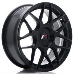 Japan Racing JR-18 17x7" (4 & 5 hole custom PCD) ET20-40, Flat Black