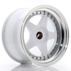 Japan Racing JR-6 17x10" (4 & 5 hole custom PCD) ET20, White