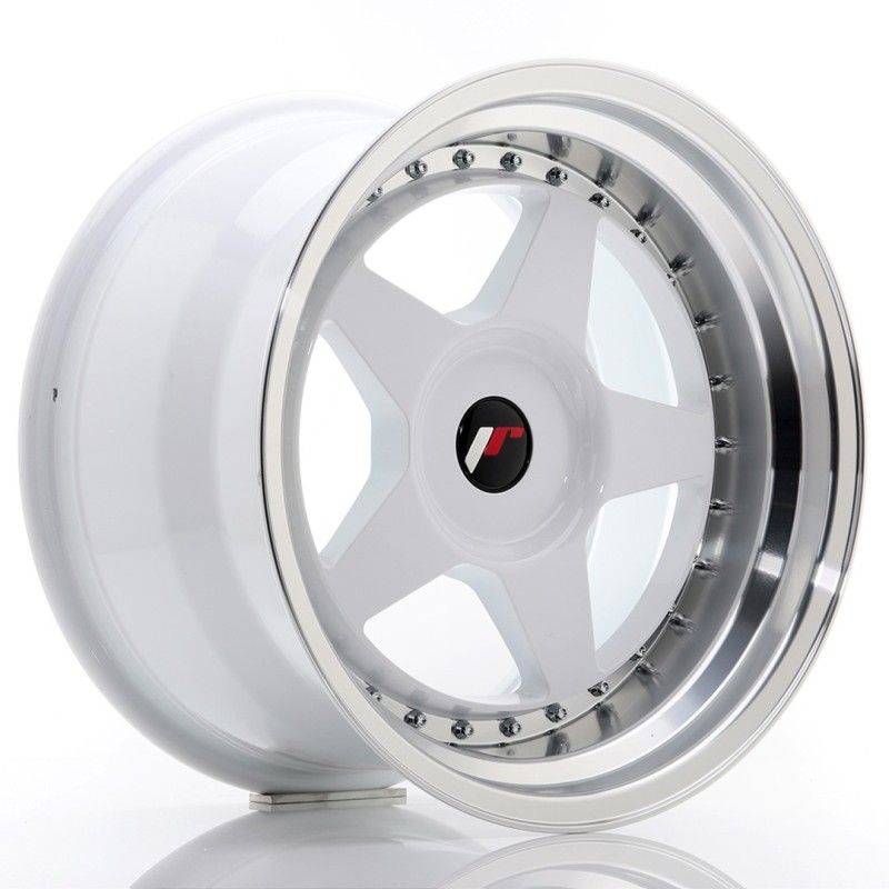 Japan Racing JR-6 17x10" (4 & 5 hole custom PCD) ET20, White