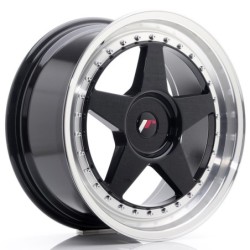 Japan Racing JR-6 18x8.5" (4 & 5 hole custom PCD) ET20-40, Gloss Black
