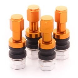 Aluminium Air Valves - Gold (set of 4)