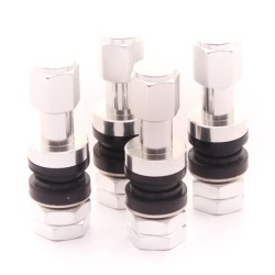 Aluminium Air Valves - Silver (set of 4)